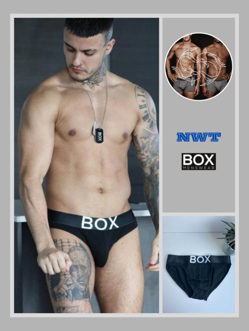 Box Menswear - Black Briefs (S)